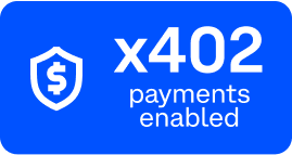 x402 payments enabled